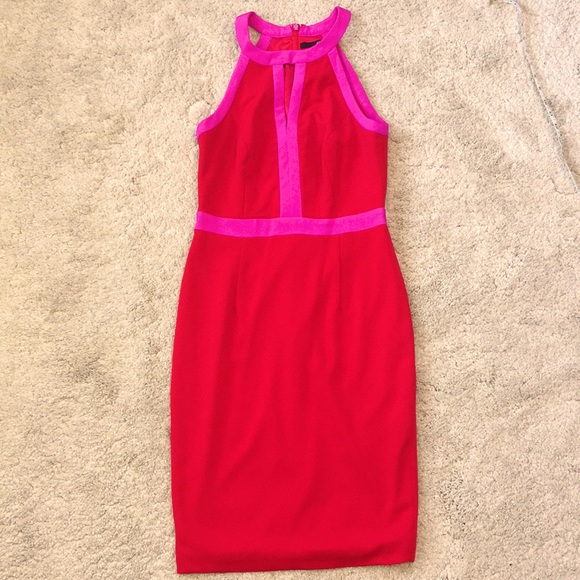 Jay Godfrey Halter Color Block Dress - Picture 2 of 9